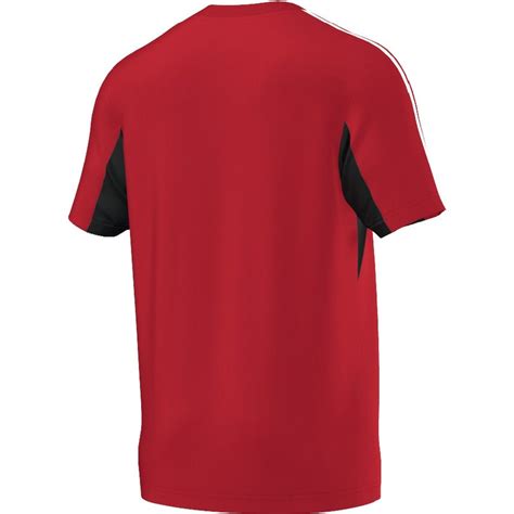 adidas t shirt schwarz rot